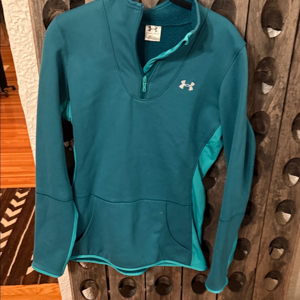 Under Armour Teal Half-Zip Pullover